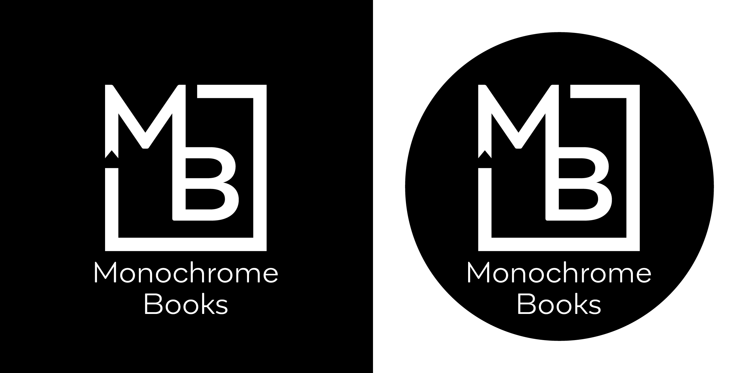 Logo Design by Valene | HeyLogoATX for Monochrome Books, Inc | Design #29426752