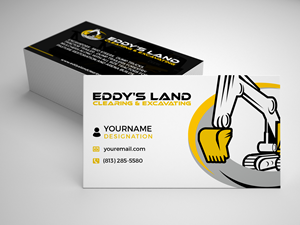 Eddy's Land Clearing & Excavating | Business Card Design by victipedia
