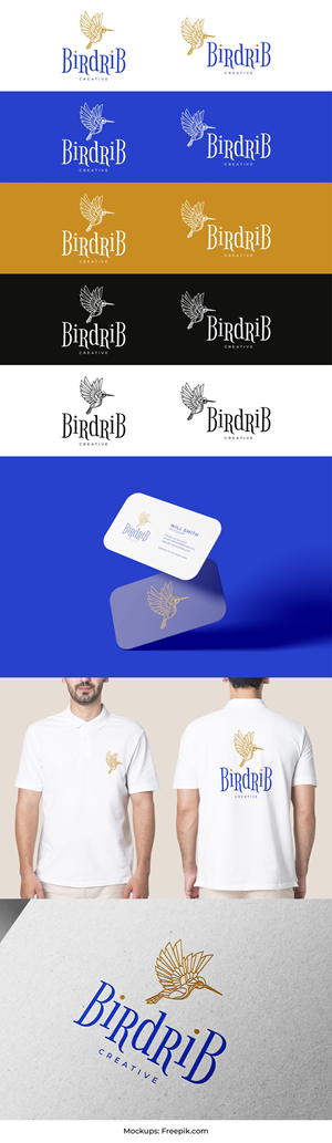 Logo Design by ALMANAL GRAPHICS for Birdrib Creative | Design #29412935