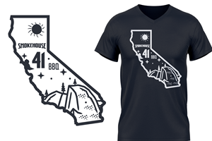 T-Shirt-Design von Teespixels für Smokehouse 41 | Design: #29414981