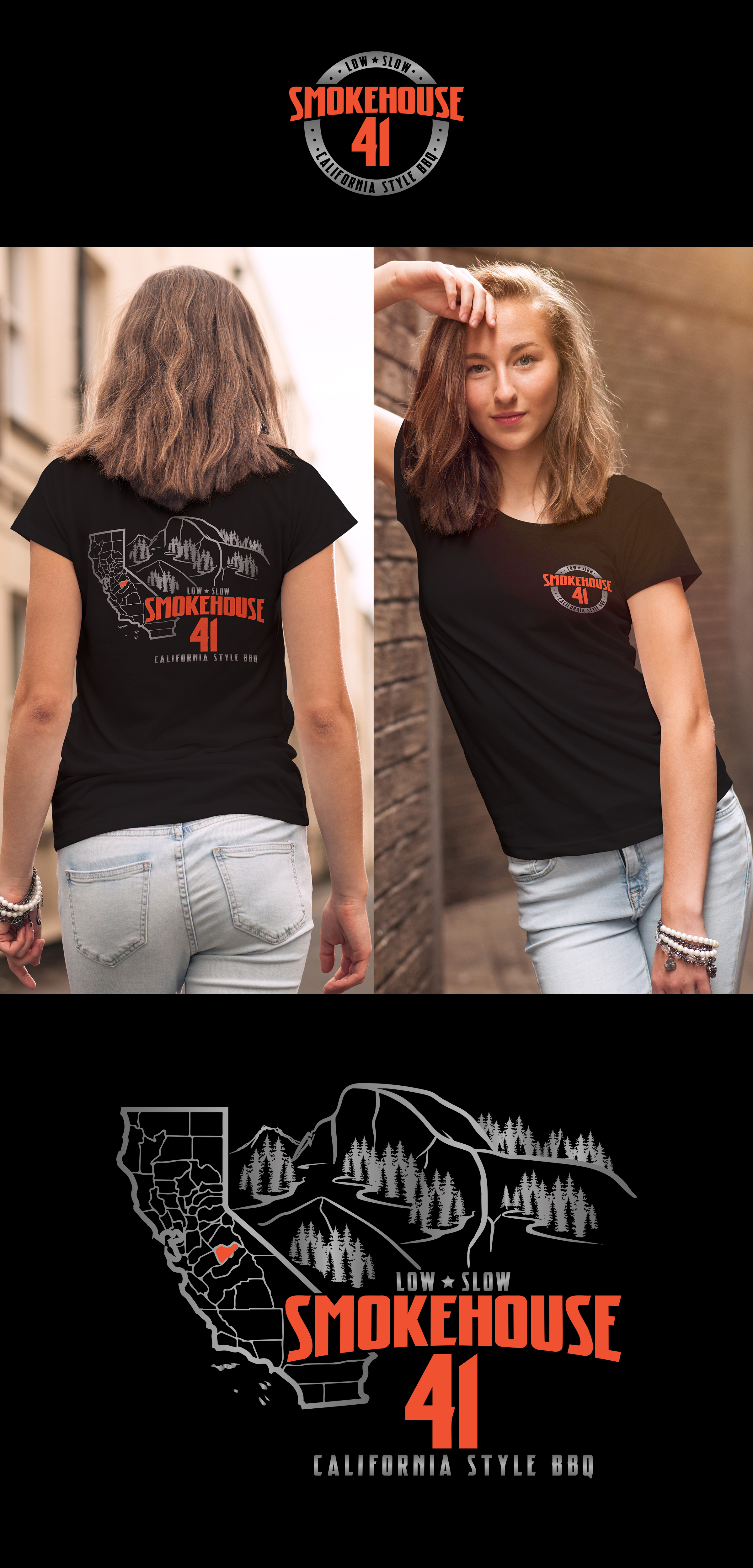 T-shirt Design by Impressive Sol for Smokehouse 41 | Design #29393528