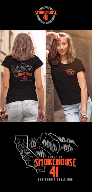 T-shirt Design by Impressive Sol for Smokehouse 41 | Design #29393528