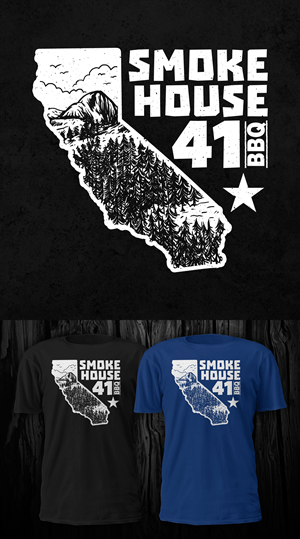 T-shirt Design by D'Mono for Smokehouse 41 | Design #29410576