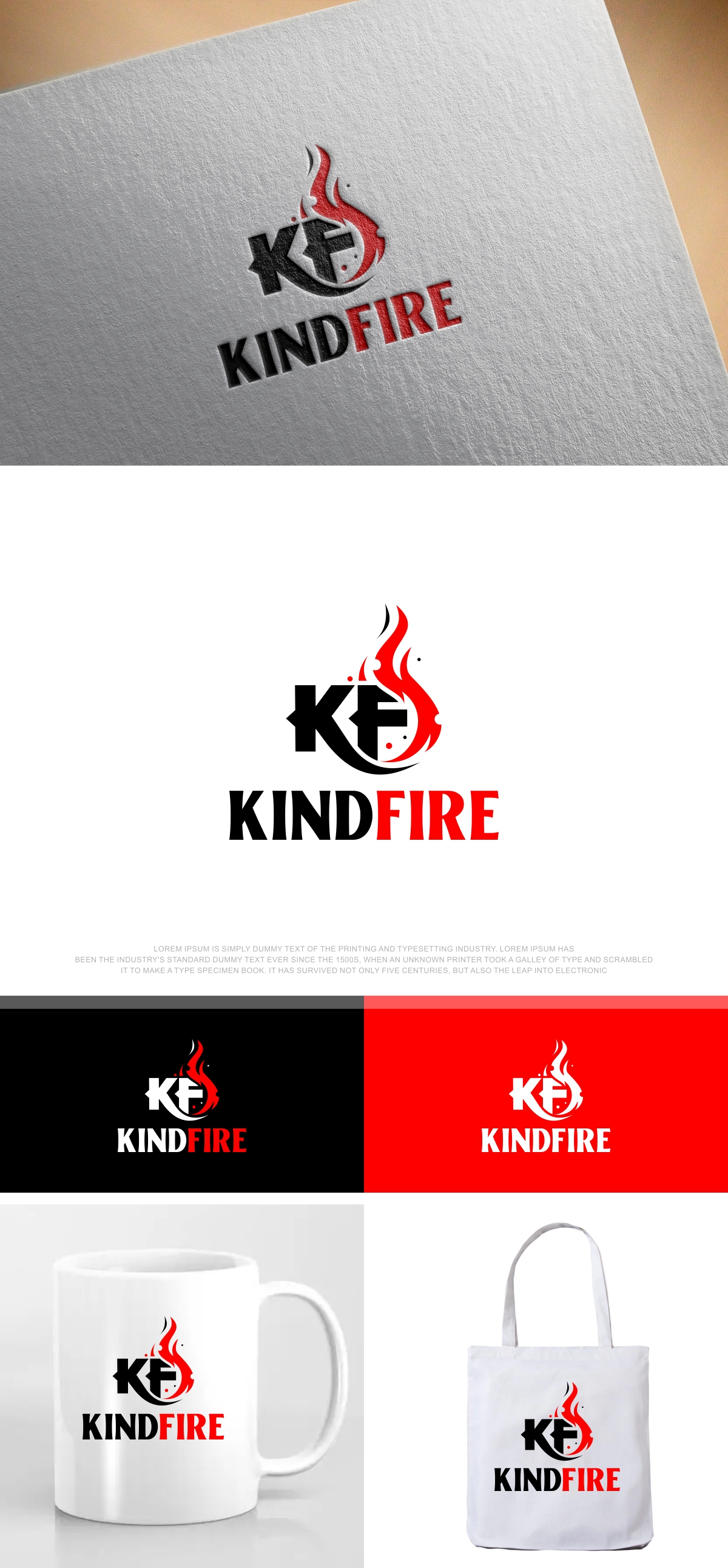 Logo Design by Loknath for KindFire Creative | Design #29383805