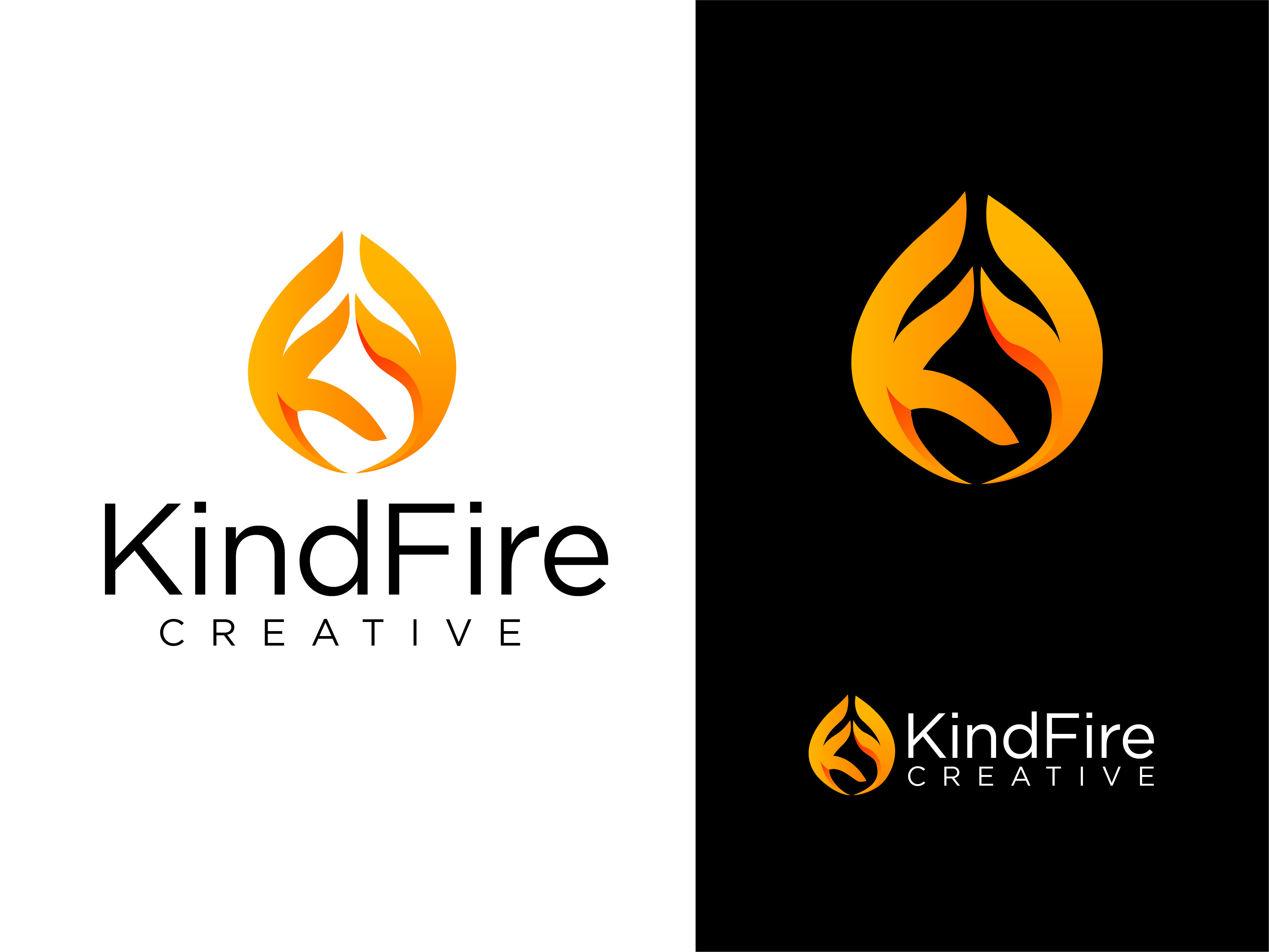 Logo Design by ahmed555 for KindFire Creative | Design #29391266