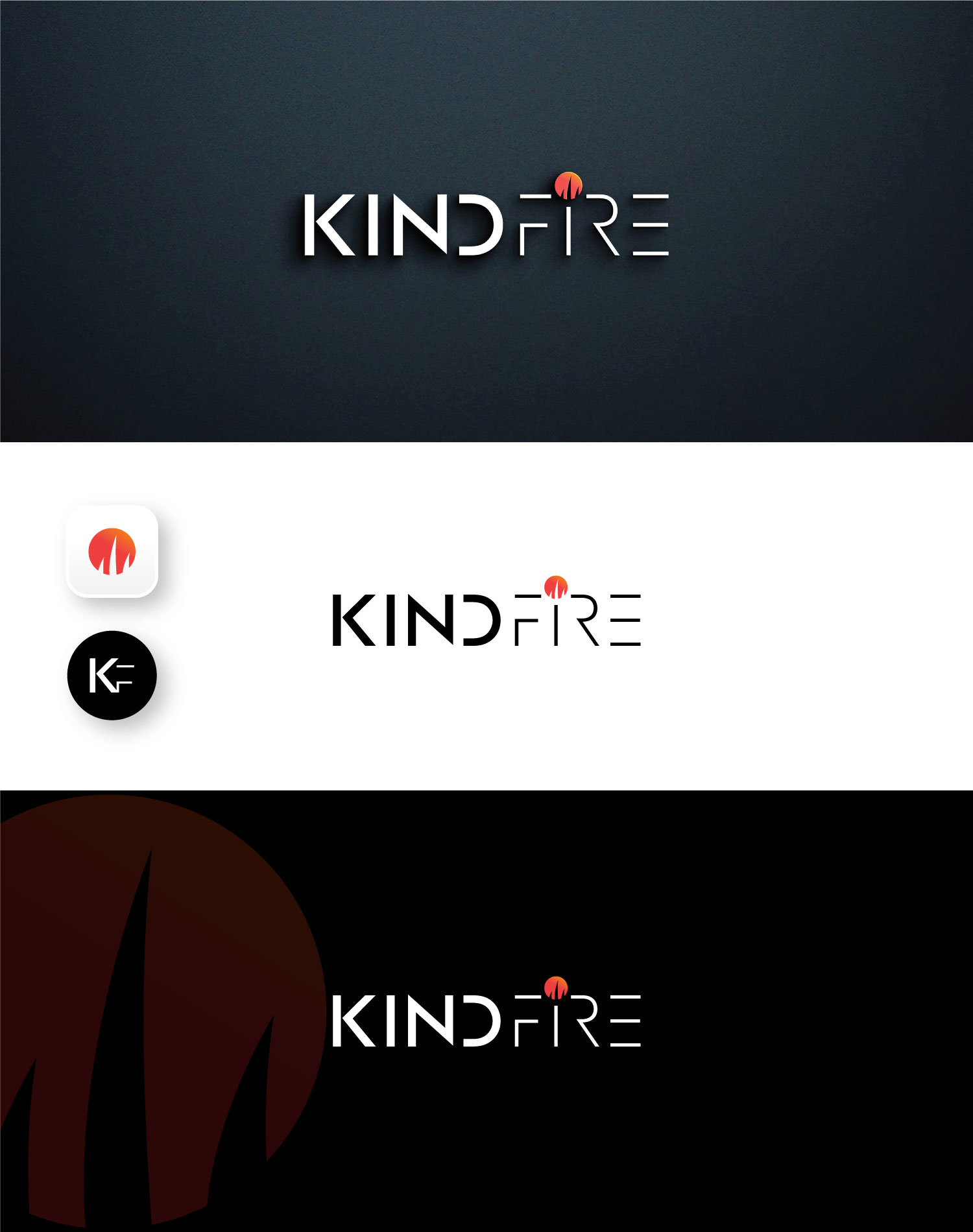 Logo Design by Maxo-Biz for KindFire Creative | Design #29394682