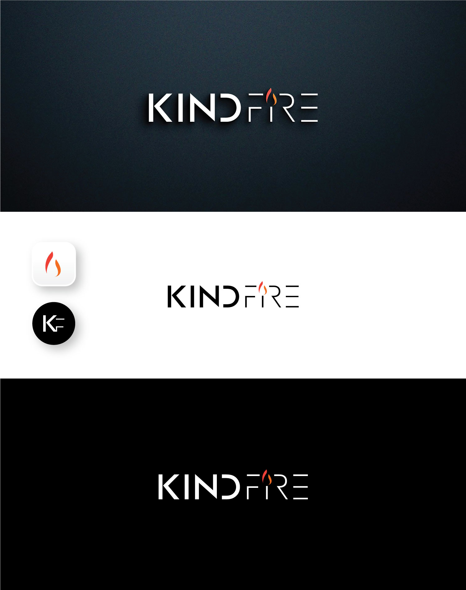 Logo Design by Maxo-Biz for KindFire Creative | Design #29394685
