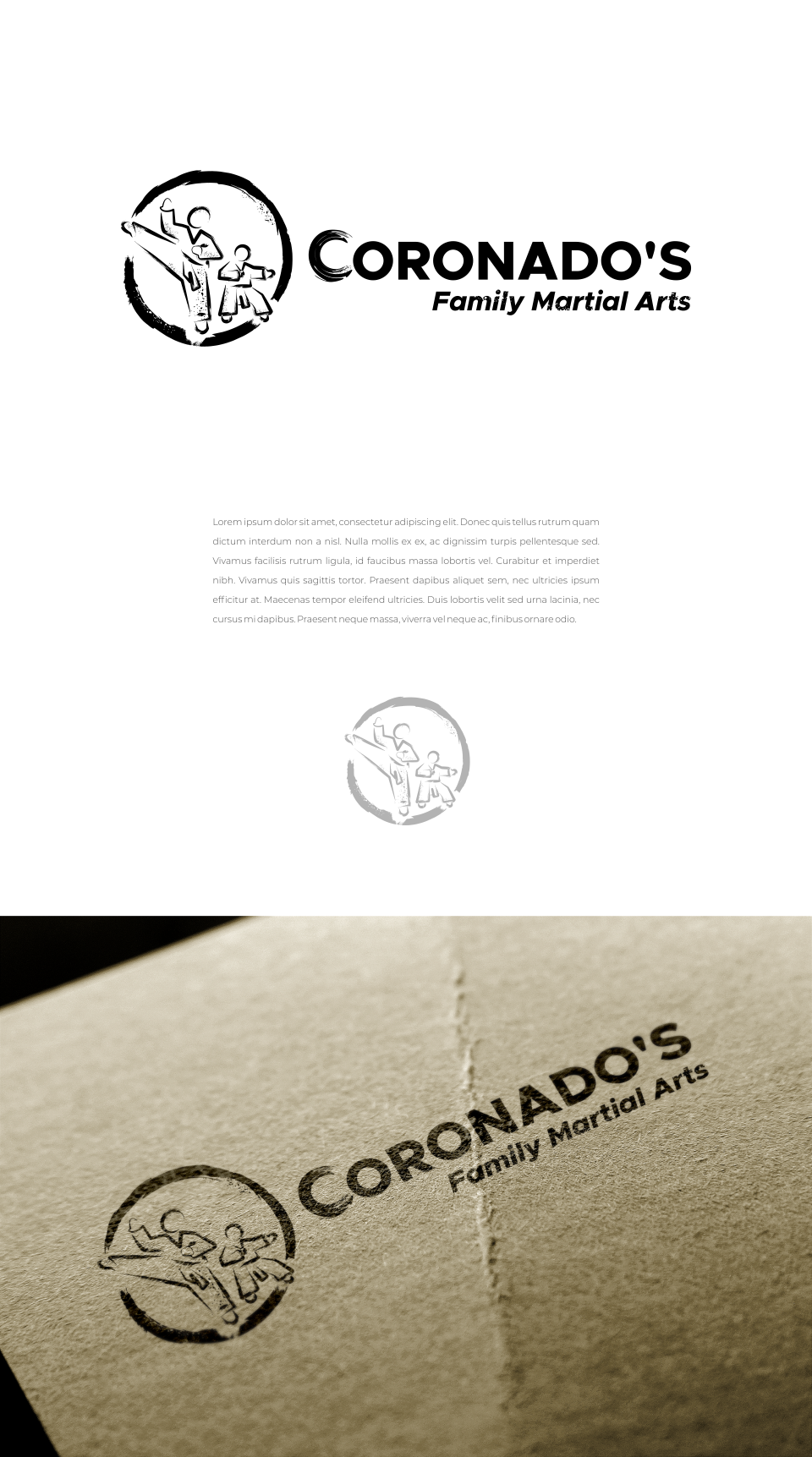 Diseño de Logo por MishaDsign para Coronado's Family Martial Arts | Diseño #29386753