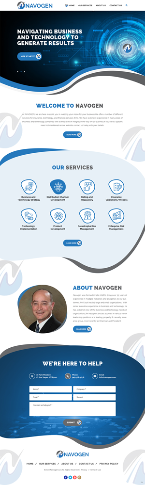 Modernization of existing web site | Web Design by pb