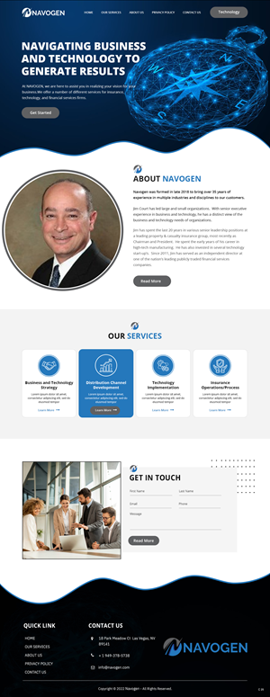 Web Design by pb for this project | Design: #29386324