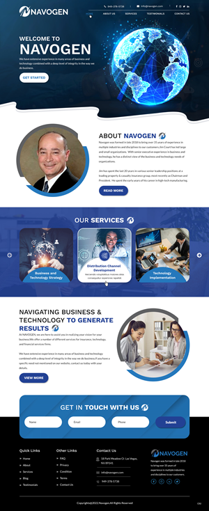 Web Design by pb for this project | Design: #29386334