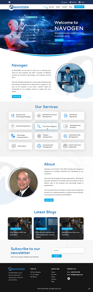 Modernization of existing web site | Web Design by pb