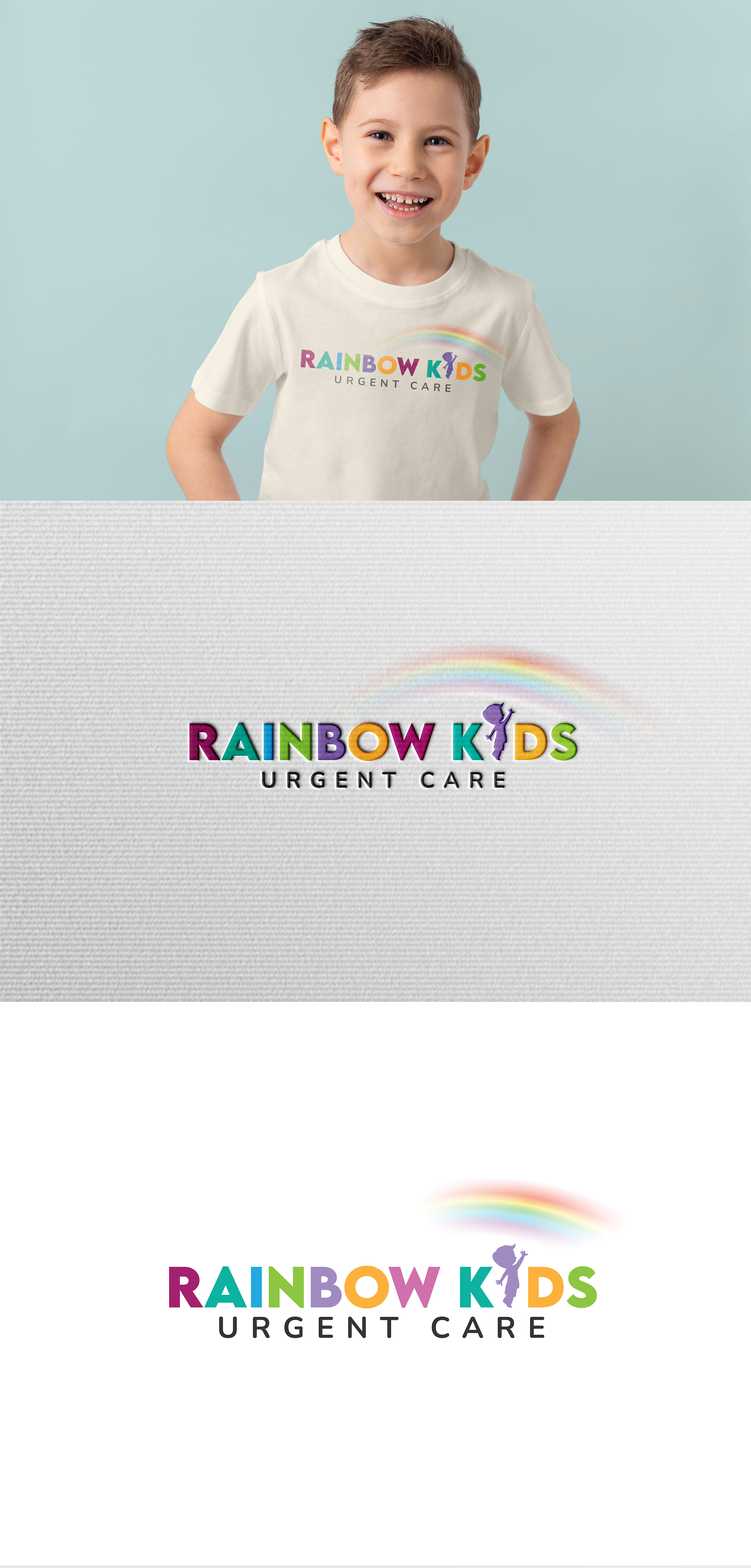 Logo Design by Design Athics for Rainbow Kids Urgent Care | Design #29383892