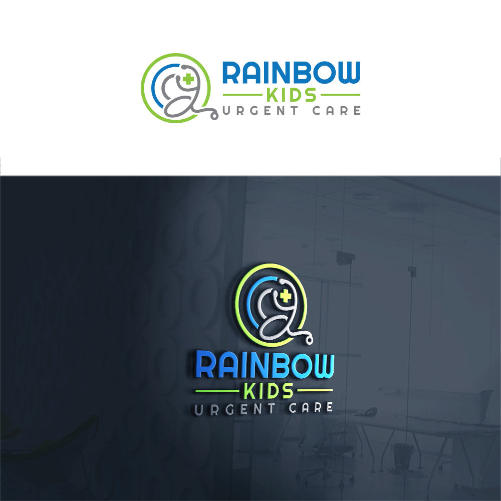 Logo-Design von Alb@ri für Rainbow Kids Urgent Care | Design #29395795