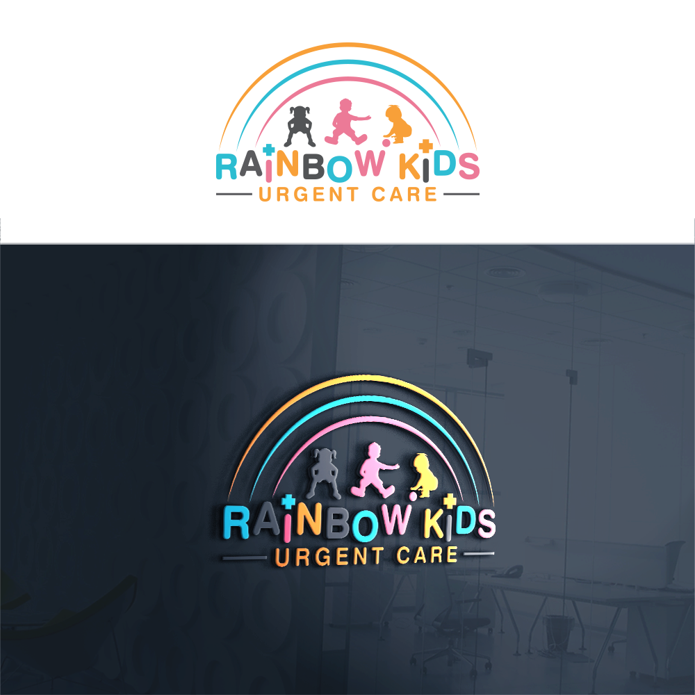 Logo Design by Alb@ri for Rainbow Kids Urgent Care | Design #29395796