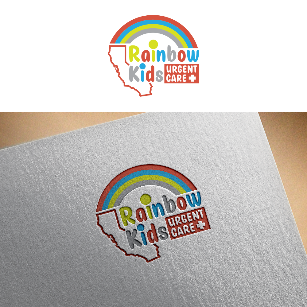 Logo Design by RA-bica for Rainbow Kids Urgent Care | Design #29395789