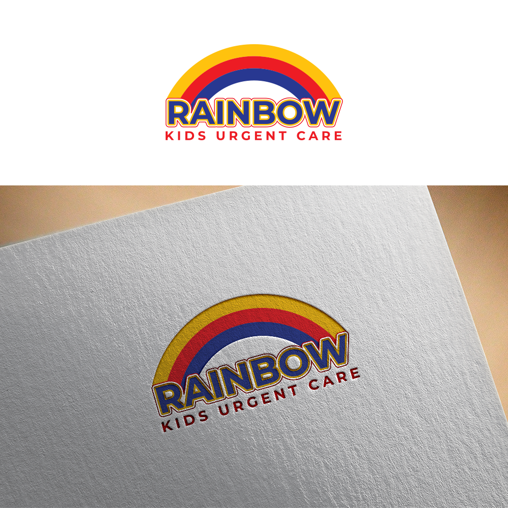 Logo Design by RA-bica for Rainbow Kids Urgent Care | Design #29395790