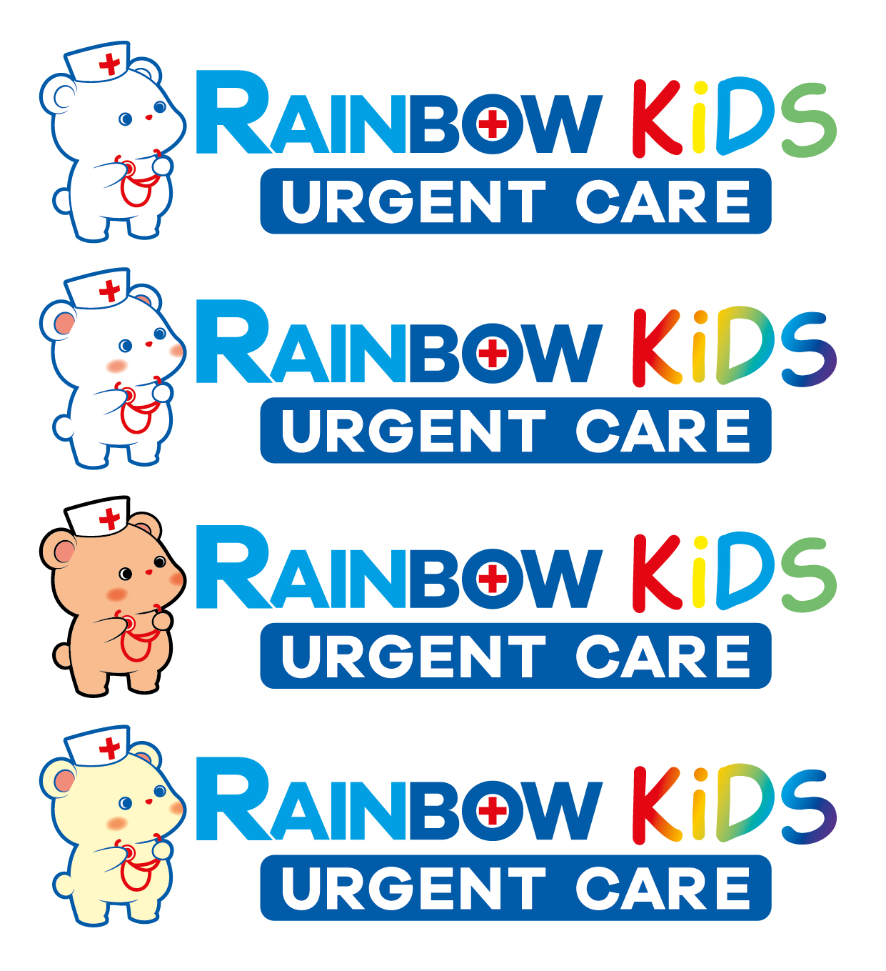 Logo Design by Mavis Goh for Rainbow Kids Urgent Care | Design #29421600