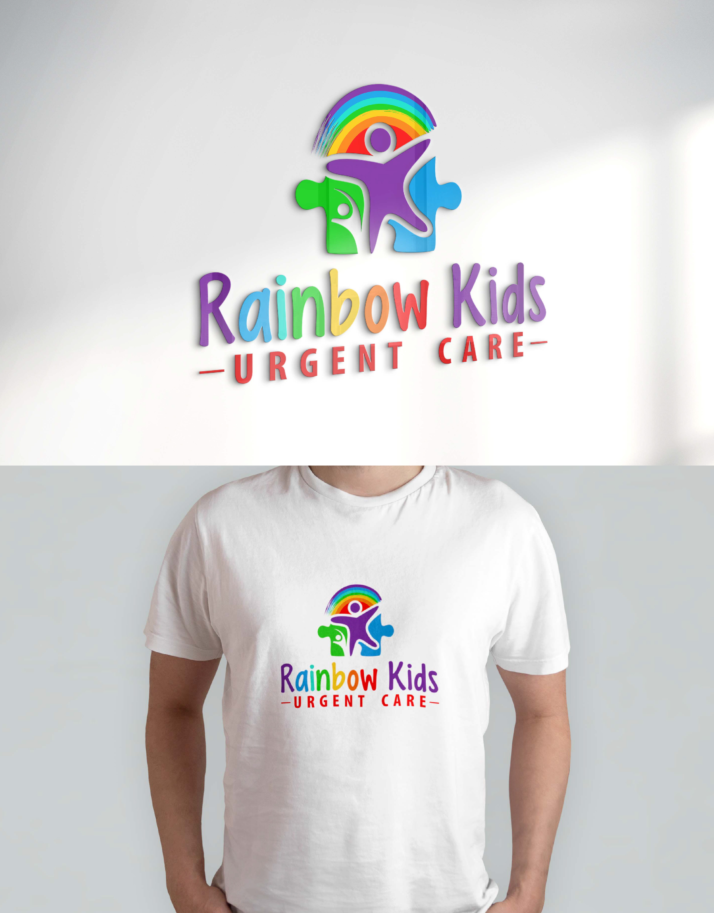 Logo Design by creative.bugs for Rainbow Kids Urgent Care | Design #29411606