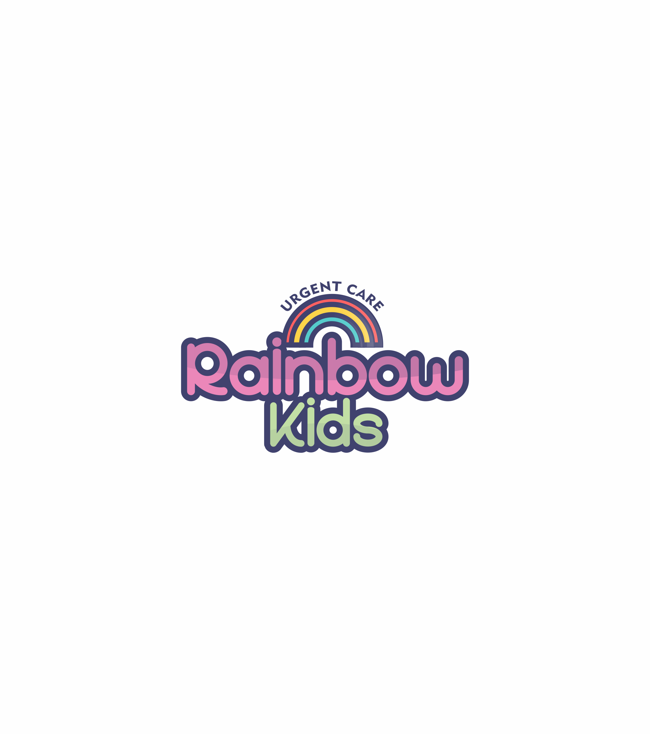 Logo Design by Fima Studio for Rainbow Kids Urgent Care | Design #29390024