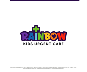 Diseño de Logo por ecorokerz para Rainbow Kids Urgent Care | Diseño: #29384110