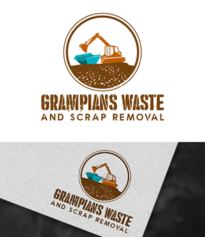 Grampians waste and scrap removal | Logo Design by DesignLima
