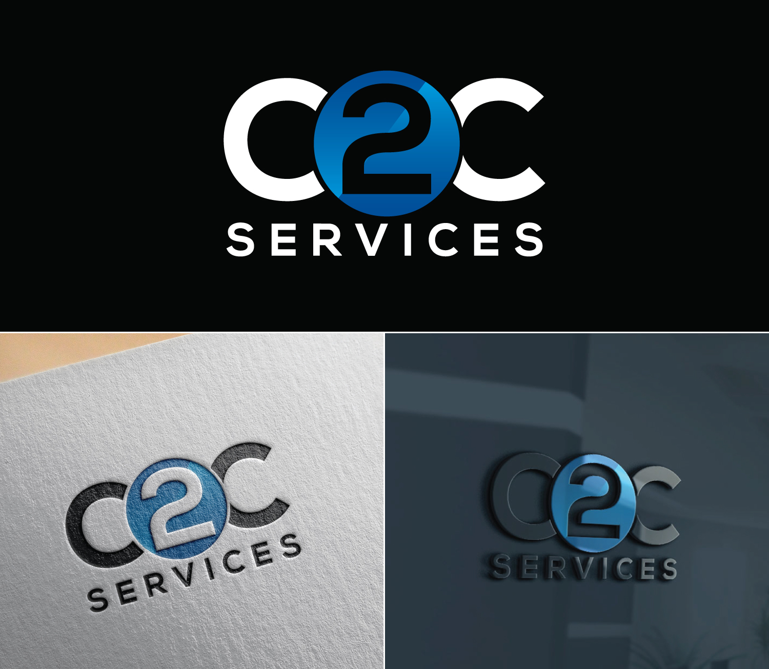 Logo Design by Atec for C2C SERVICES | Design #29388784