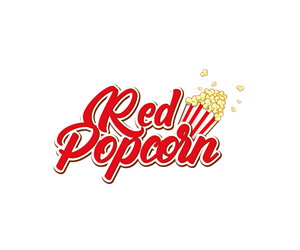 Red Popcorn | Logo Design by Paint-Tools