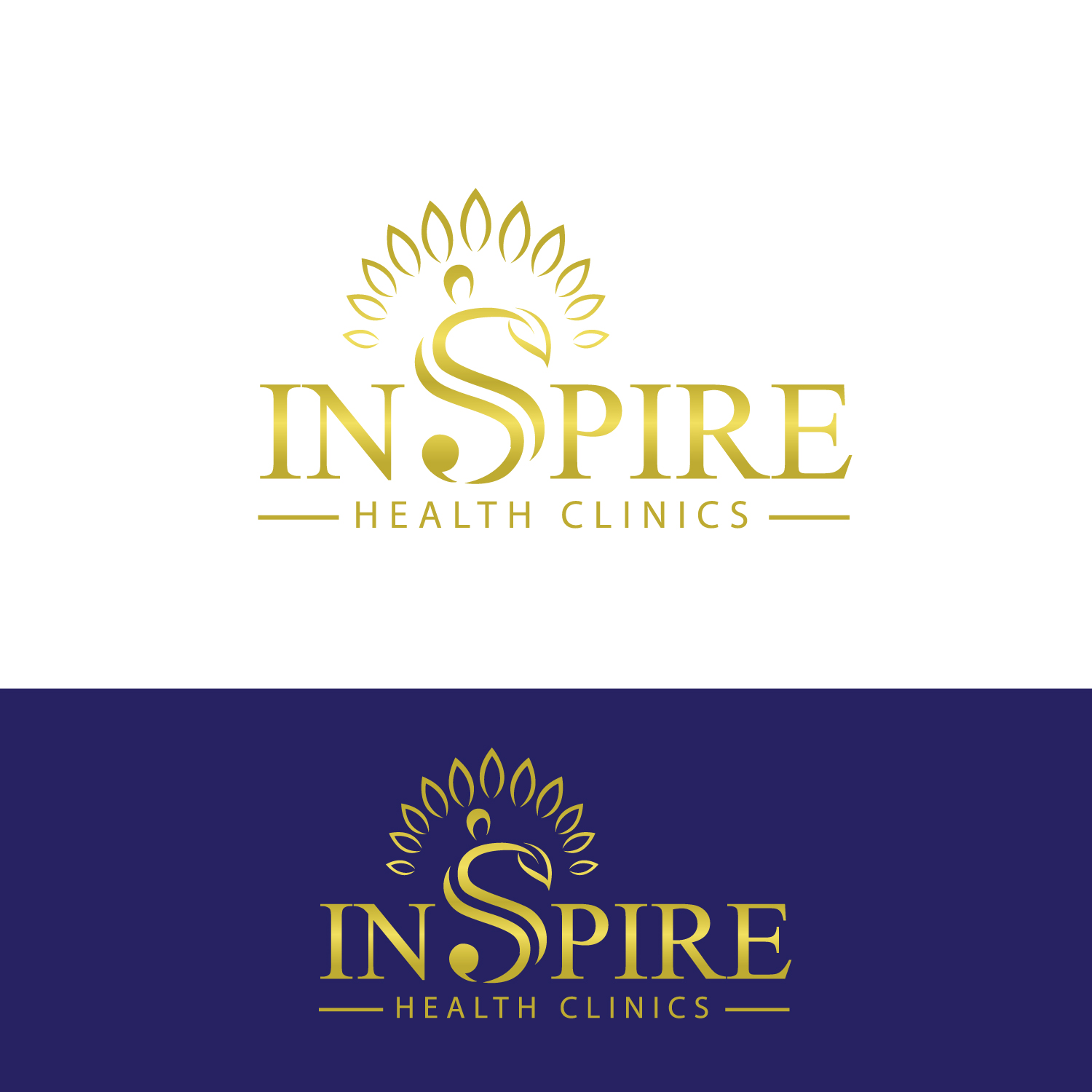 Logo Design by GODDREAMCREATION for Inspire Health Clinics | Design #29387844
