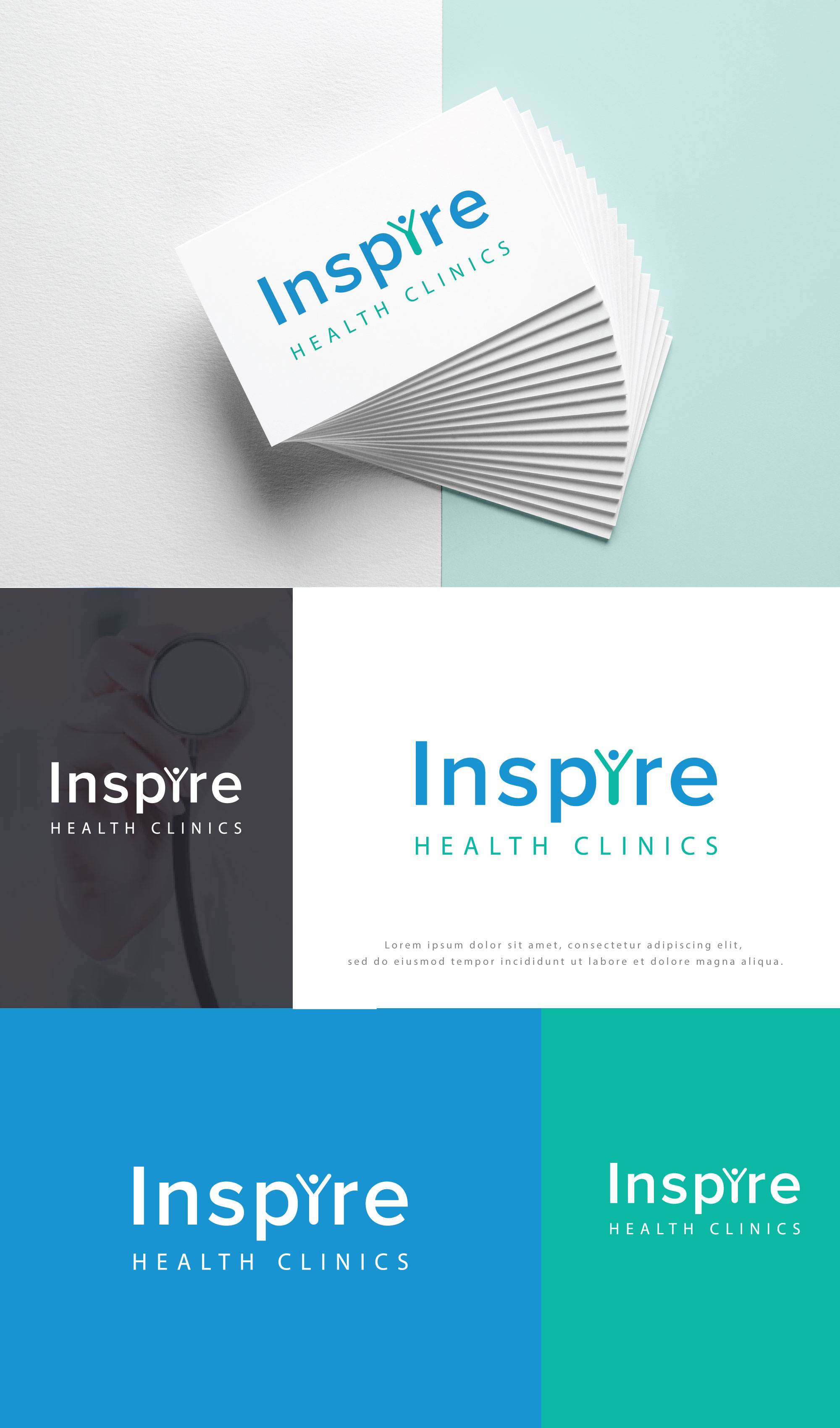 Logo Design by Mohammad_Rasel for Inspire Health Clinics | Design #29398774
