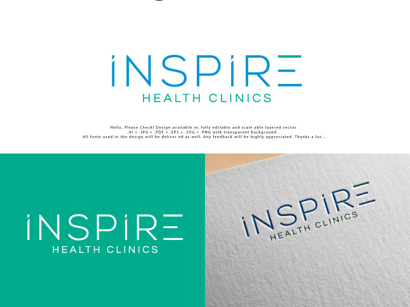 Logo Design by Pro_DesignMaster for Inspire Health Clinics | Design #29395387