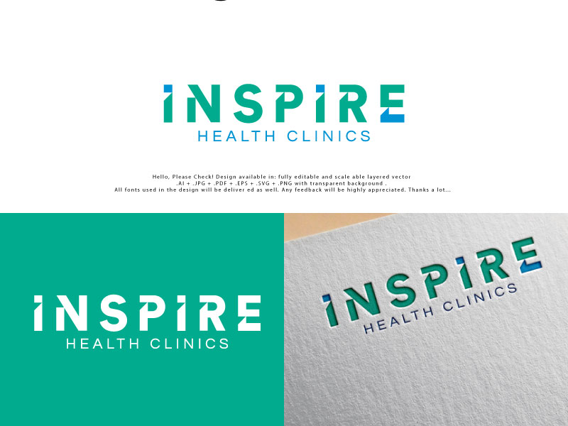 Logo Design by Pro_DesignMaster for Inspire Health Clinics | Design #29395388