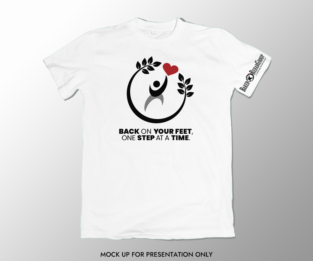 T-shirt Design by NancyTan for Baker Rehab Group | Design #29419383