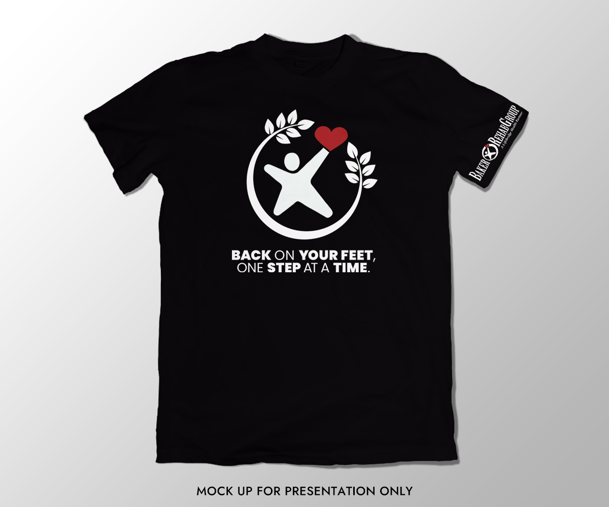 T-shirt Design by NancyTan for Baker Rehab Group | Design #29420231