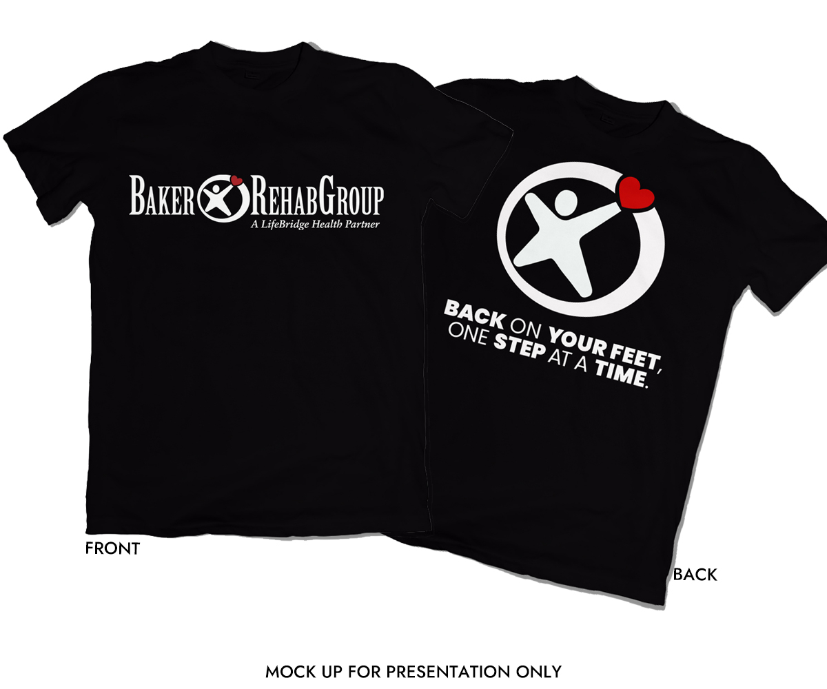 T-shirt Design by NancyTan for Baker Rehab Group | Design: #29466455