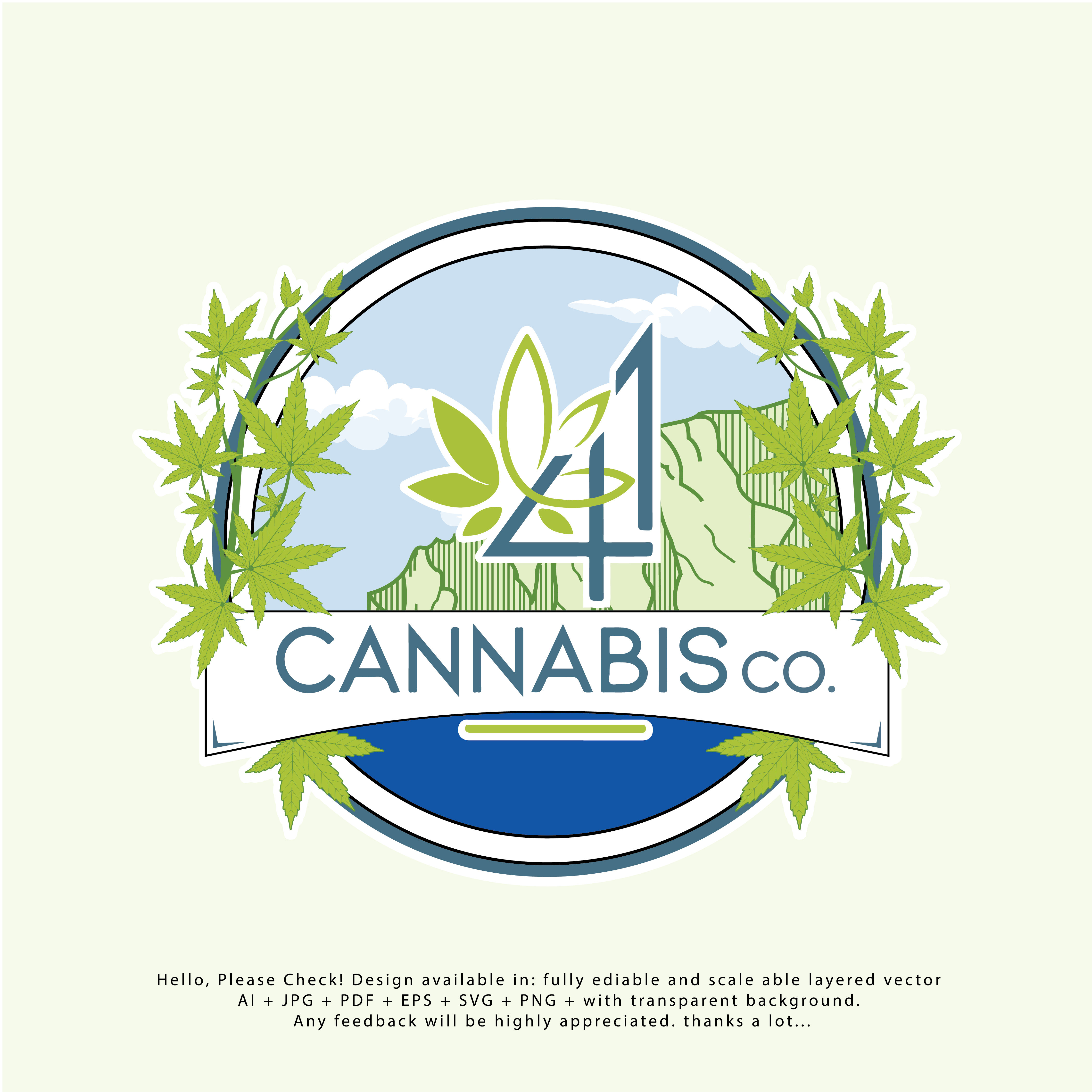 T-shirt Design by martinsmith for 41 Cannabis Co. | Design #29424941