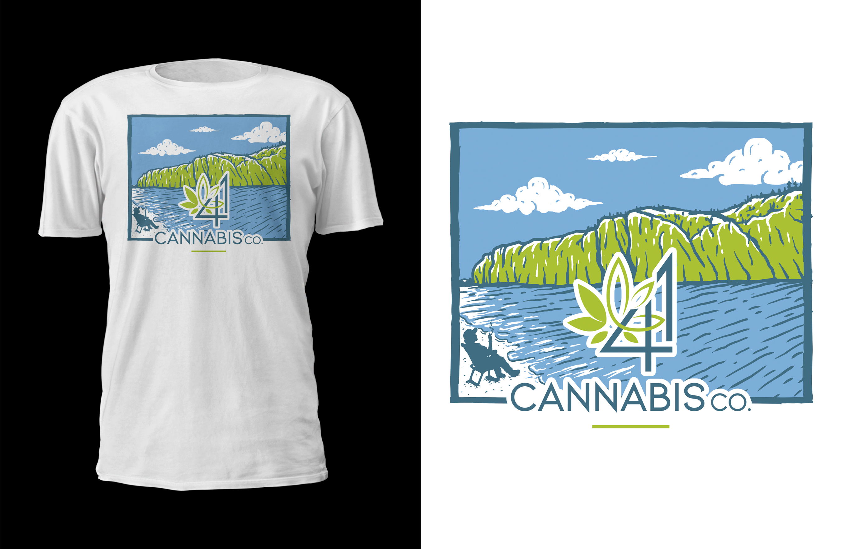 Diseño de Camiseta por D'Mono para 41 Cannabis Co. | Diseño #29456432