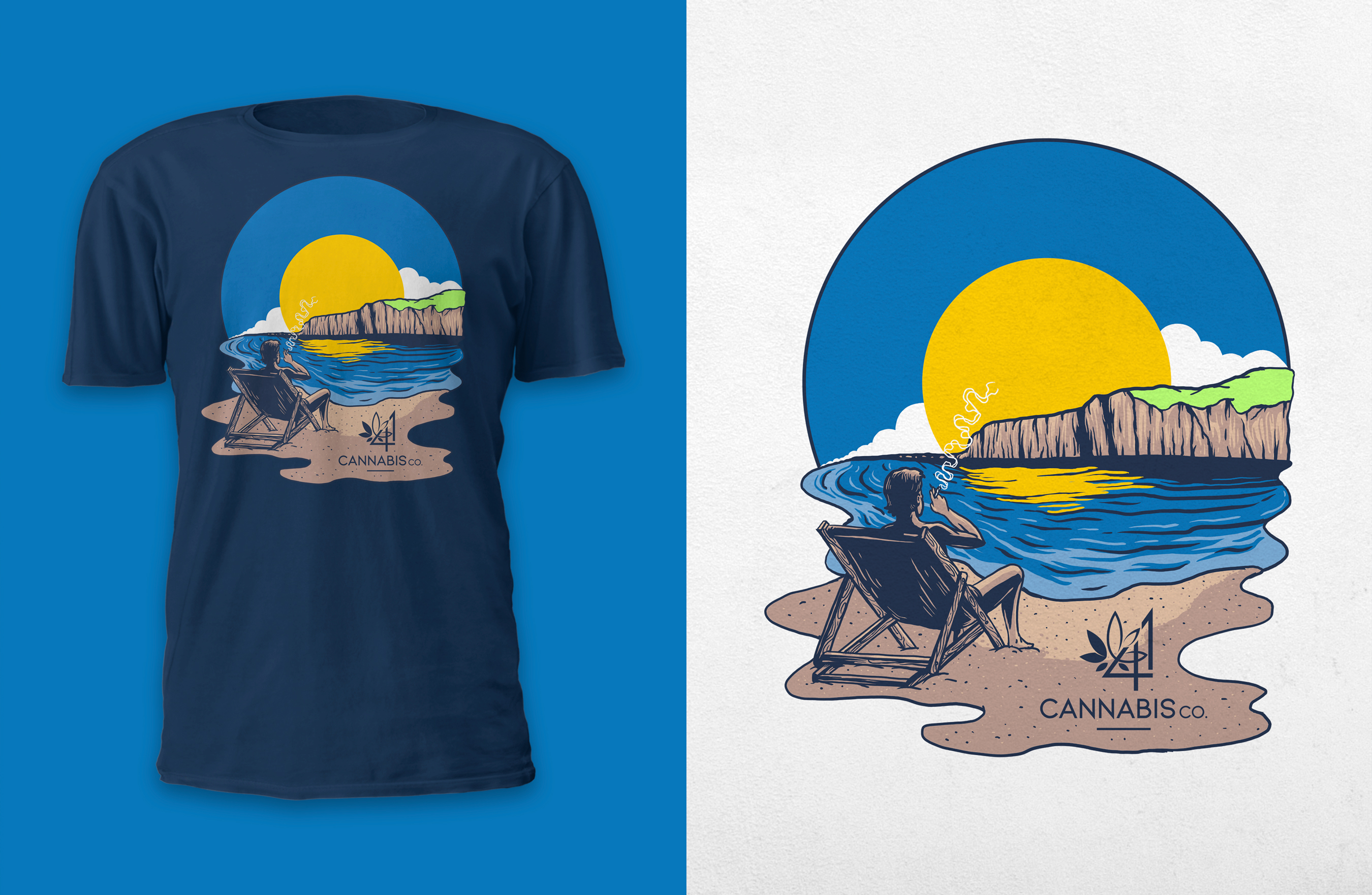 T-shirt Design by D'Mono for 41 Cannabis Co. | Design #29483442