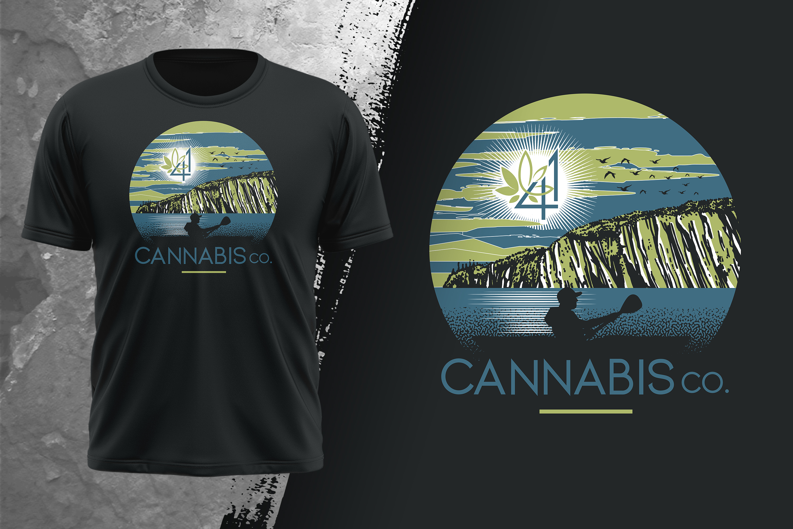 T-shirt Design by gekgrfx for 41 Cannabis Co. | Design #29488340