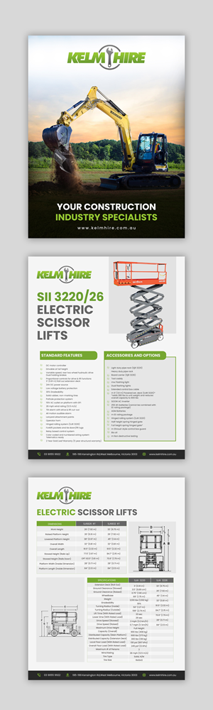 Diseño de Flyer por debdesign para kelm hire  | Diseño: #29389728