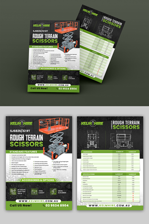 Kelm Hire Specs  | Flyer-Design von ZeneFashions
