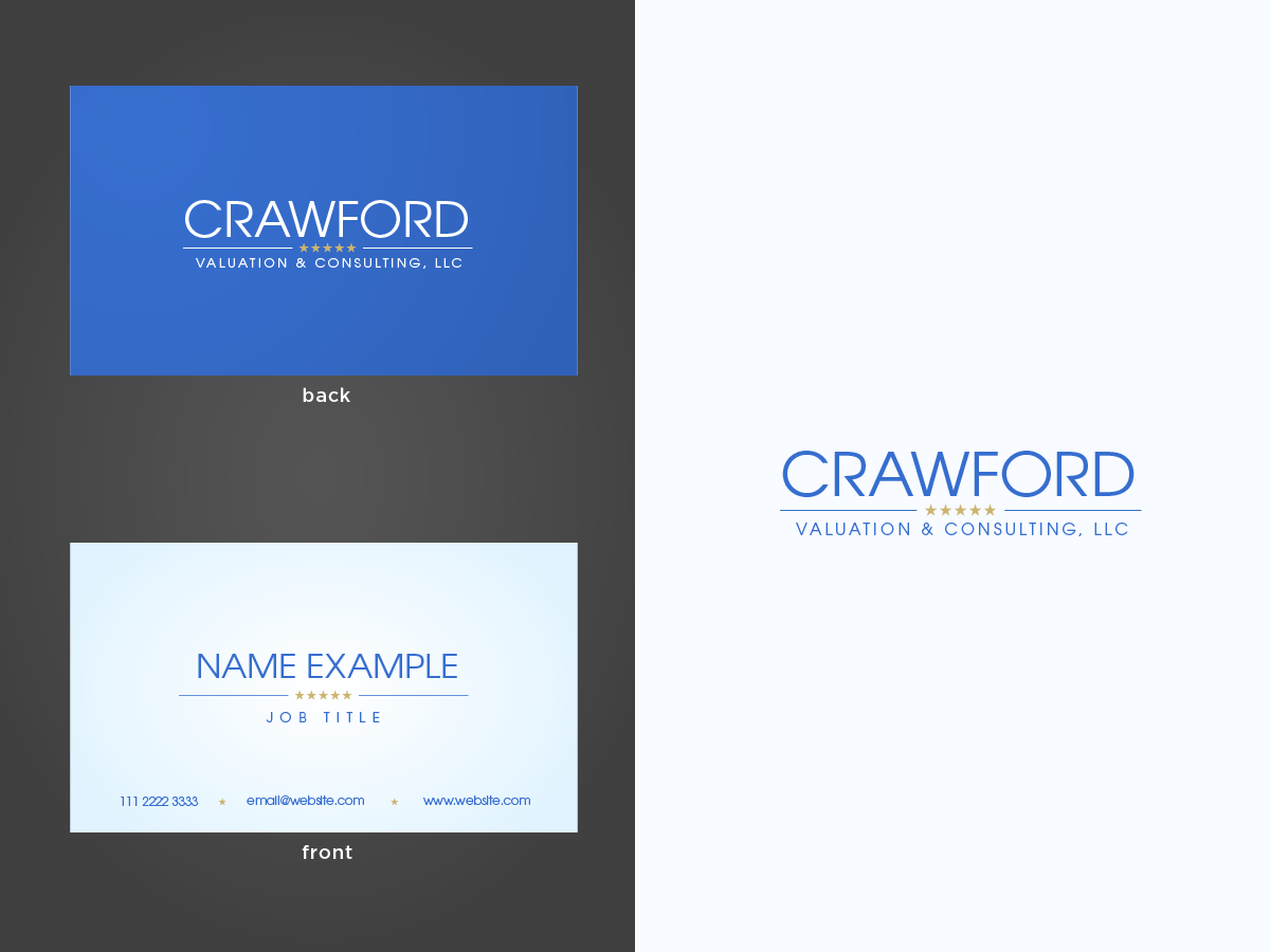 Logo Design by Caribu inc for Crawford Valuation & Consulting, LLC | Design #29417205