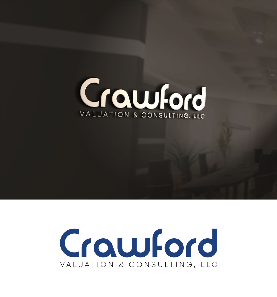Logo Design by we with for Crawford Valuation & Consulting, LLC | Design #29393549