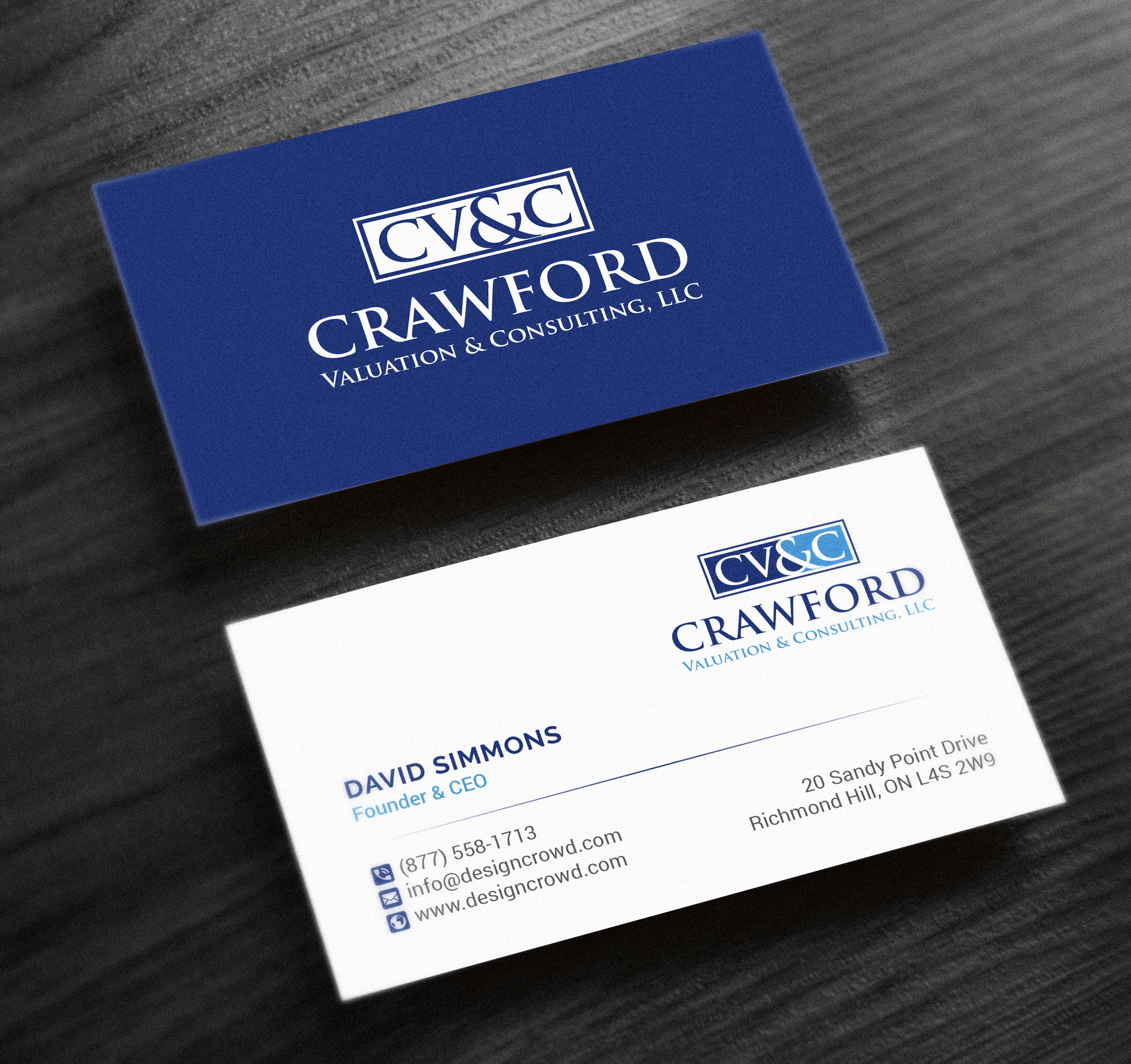 Logo Design by R.design for Crawford Valuation & Consulting, LLC | Design #29394854
