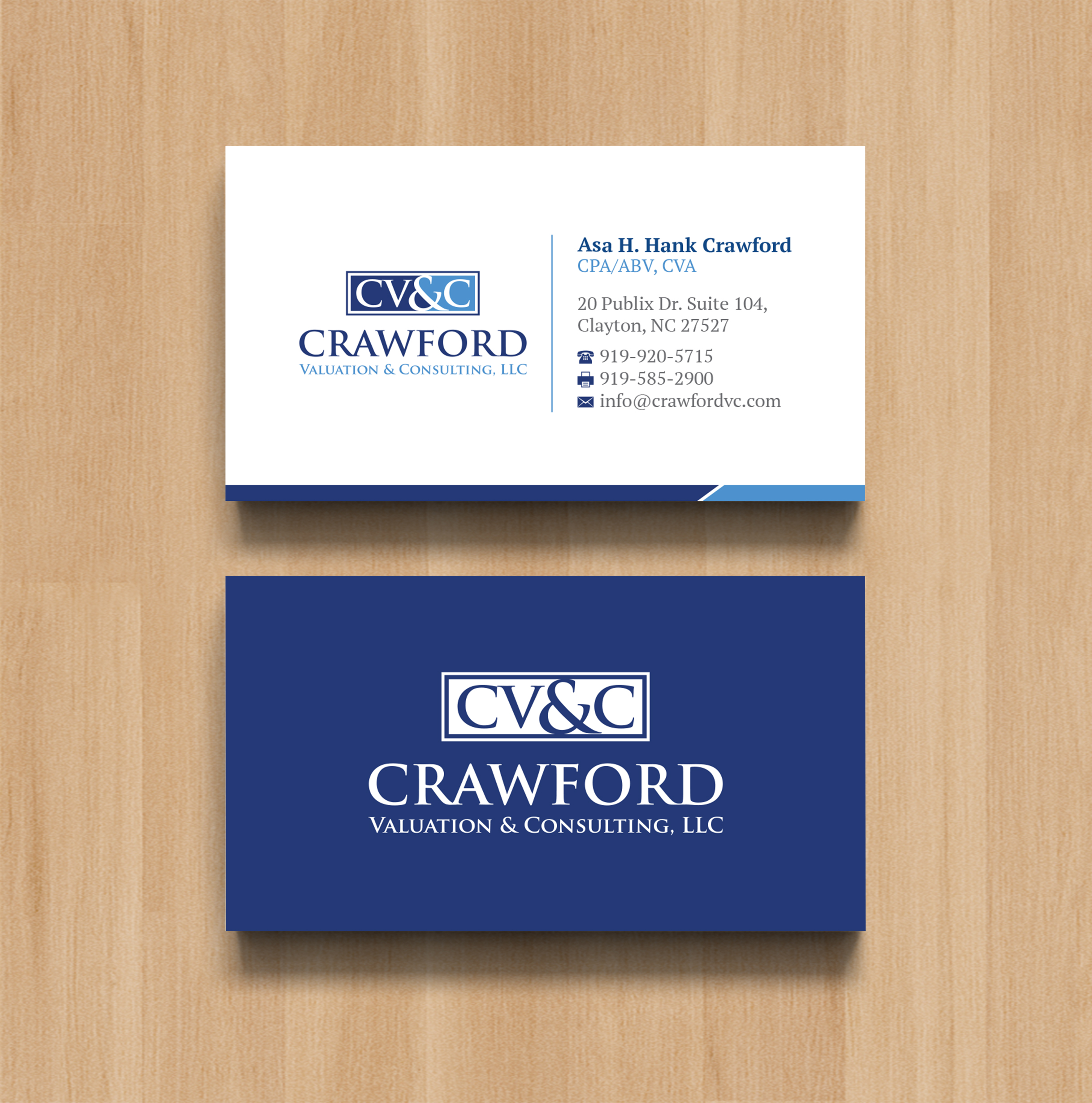 Logo Design by R.design for Crawford Valuation & Consulting, LLC | Design #29398574