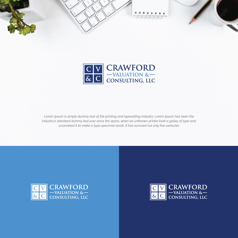 Logo Design by R.design for Crawford Valuation & Consulting, LLC | Design #29398698