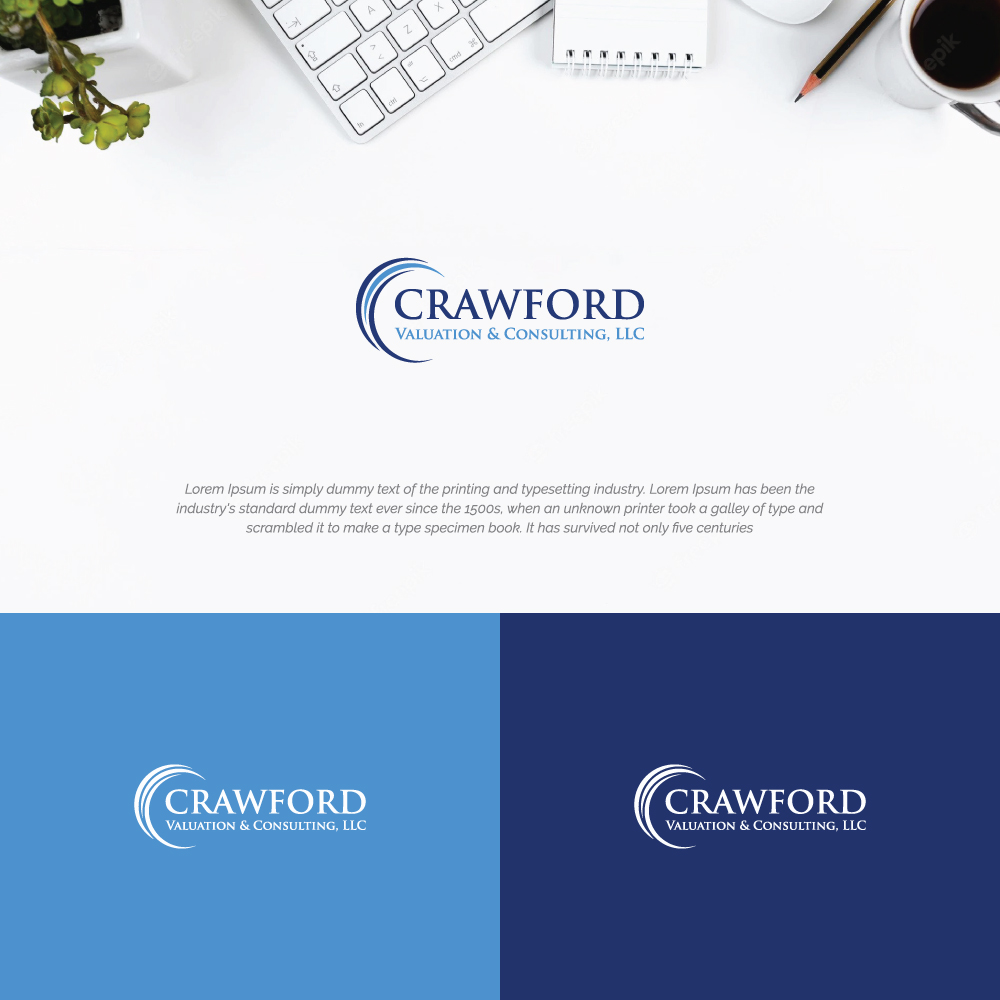 Logo Design by R.design for Crawford Valuation & Consulting, LLC | Design #29411321