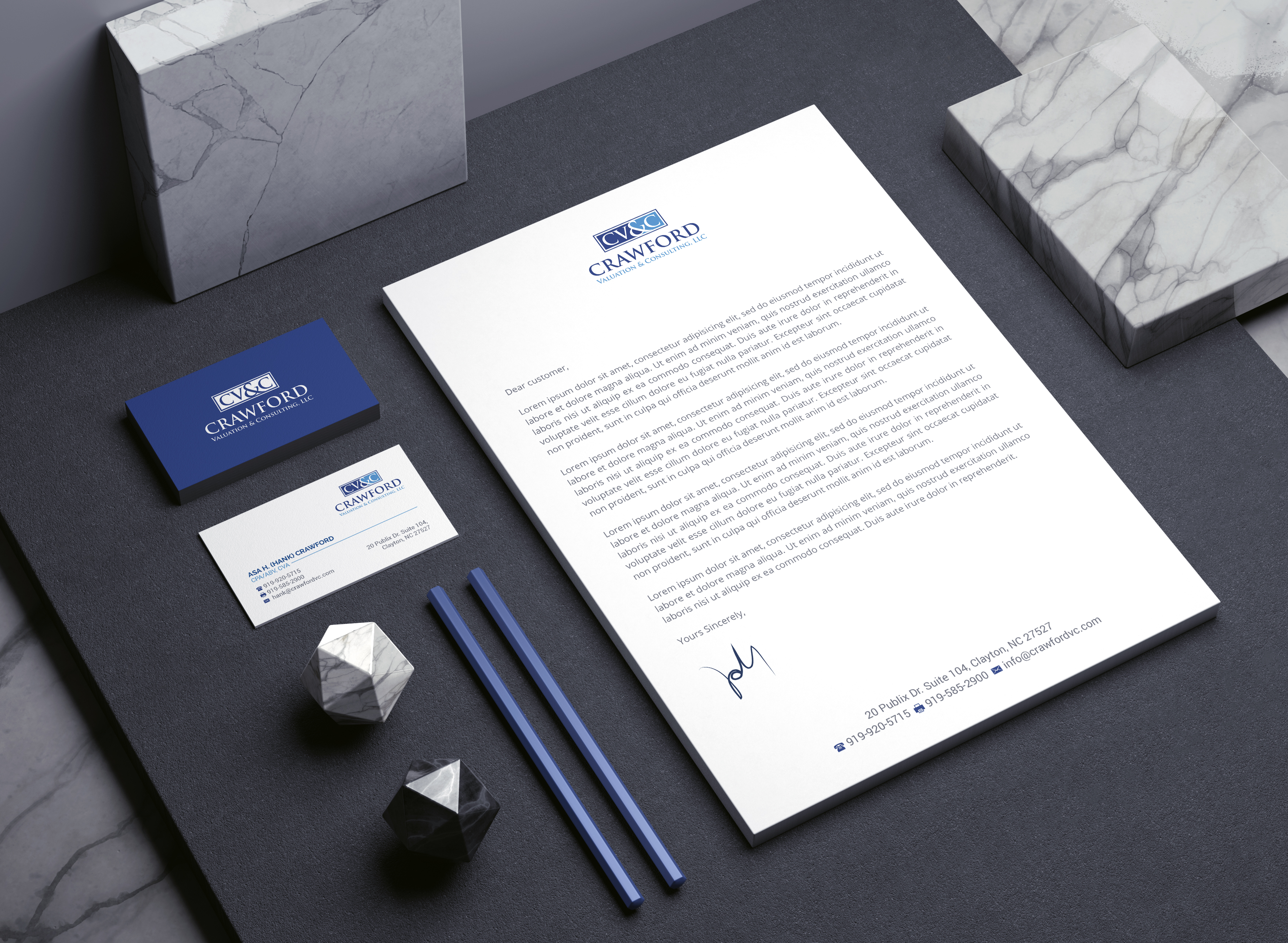 Logo Design by R.design for Crawford Valuation & Consulting, LLC | Design #29422309