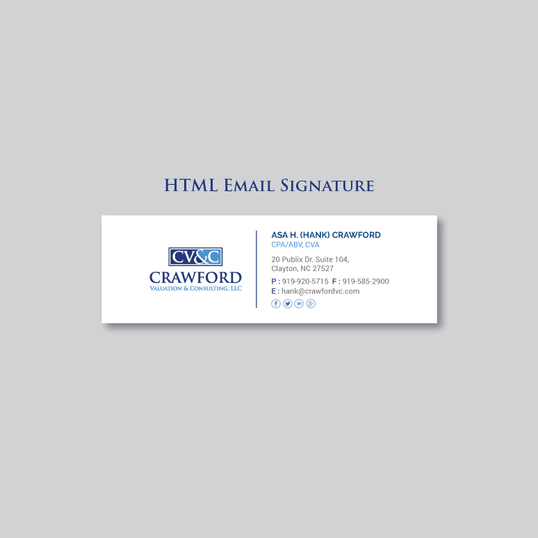 Logo Design by R.design for Crawford Valuation & Consulting, LLC | Design #29422408