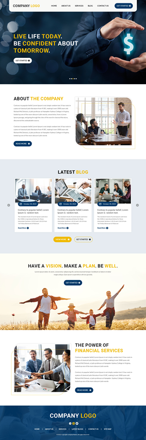 Website design using a wordpress template I purchased | Web-Design von Rising Stars